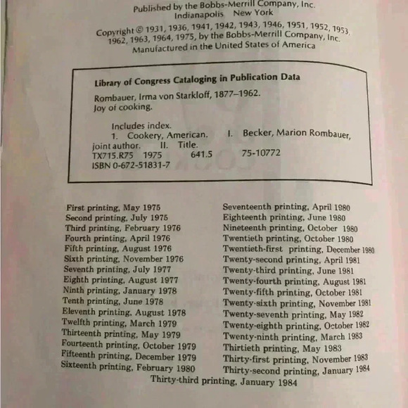 Vintage Joy of Cooking Cookbook READ - Picture 4 of 4